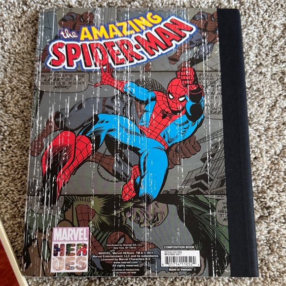 Spider-Man Composition Book & Computation Book - Picture 2 of 12